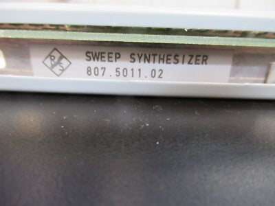 BOARD for ROHDE & SCHWARZ EMI RECEIVER SWEEP SYNTHESIZER 807.5011.02 &B5-A-06