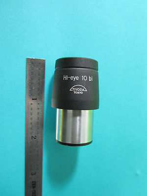 MICROSCOPE PART TIYODA JAPAN EYEPIECE OPTICS HI-EYE 10 BI BIN#HM-LUX