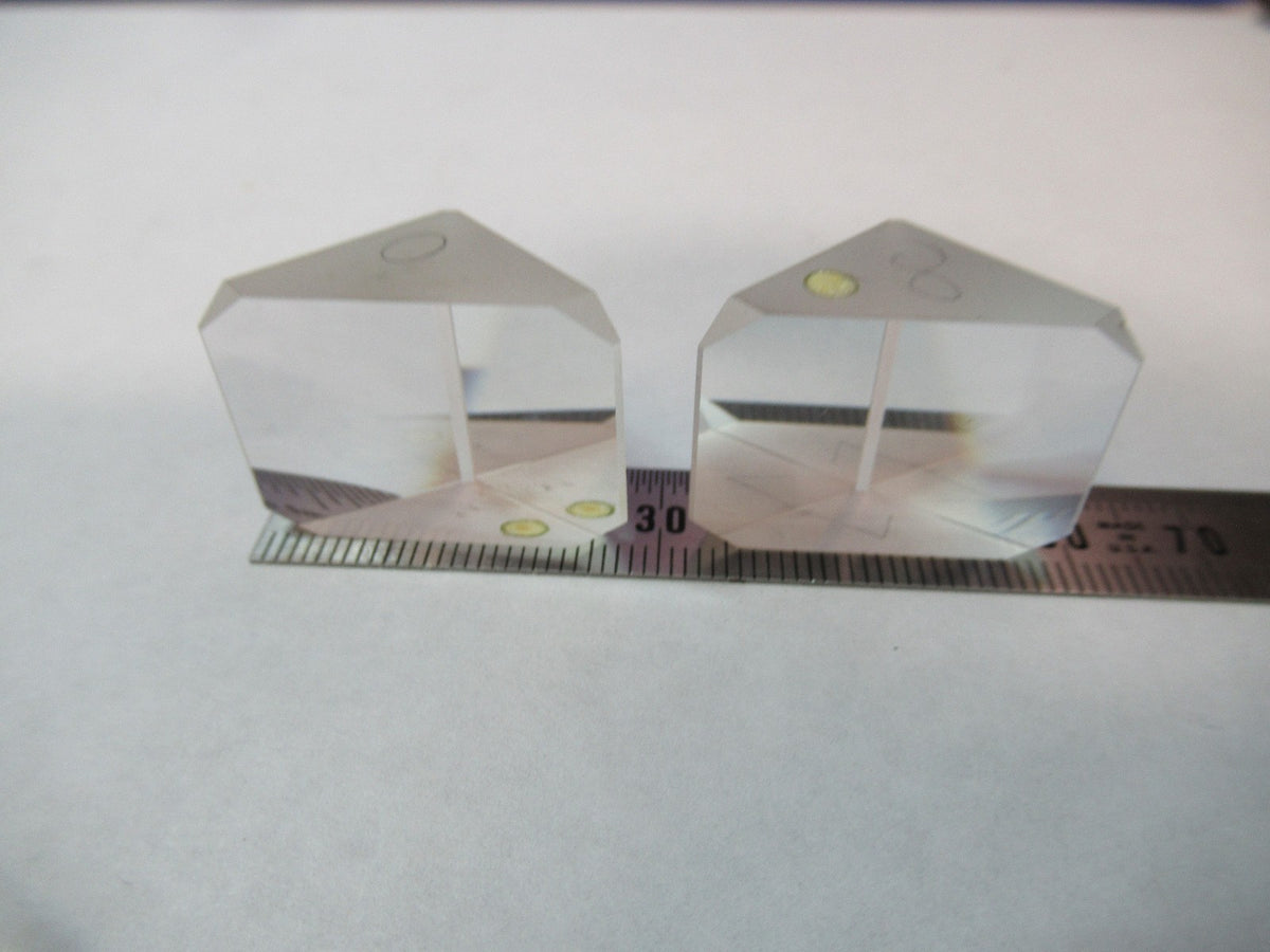Lot Ernst Leitz Germany Head Optics Glass Prism Microscope Part