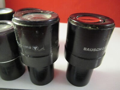 Lot Eyepieces Bausch Olympus American Optical Co. Microscope Part