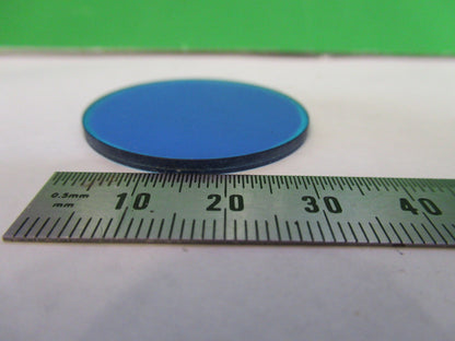 LEITZ WETZLAR GERMANY B12 BLUE GLASS FILTER MICROSCOPE PART AS PICTURED X2-A-32
