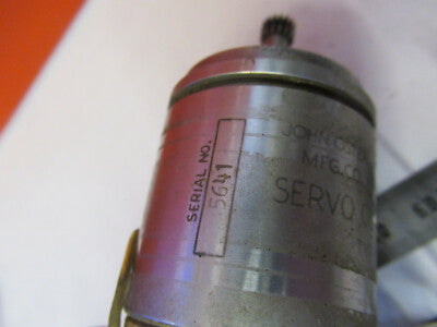SERVO MOTOR SYNCHRO 115V 400Hz AIRCRAFT PART OSTER 15-5153-10 AS PIC &8z-a-37
