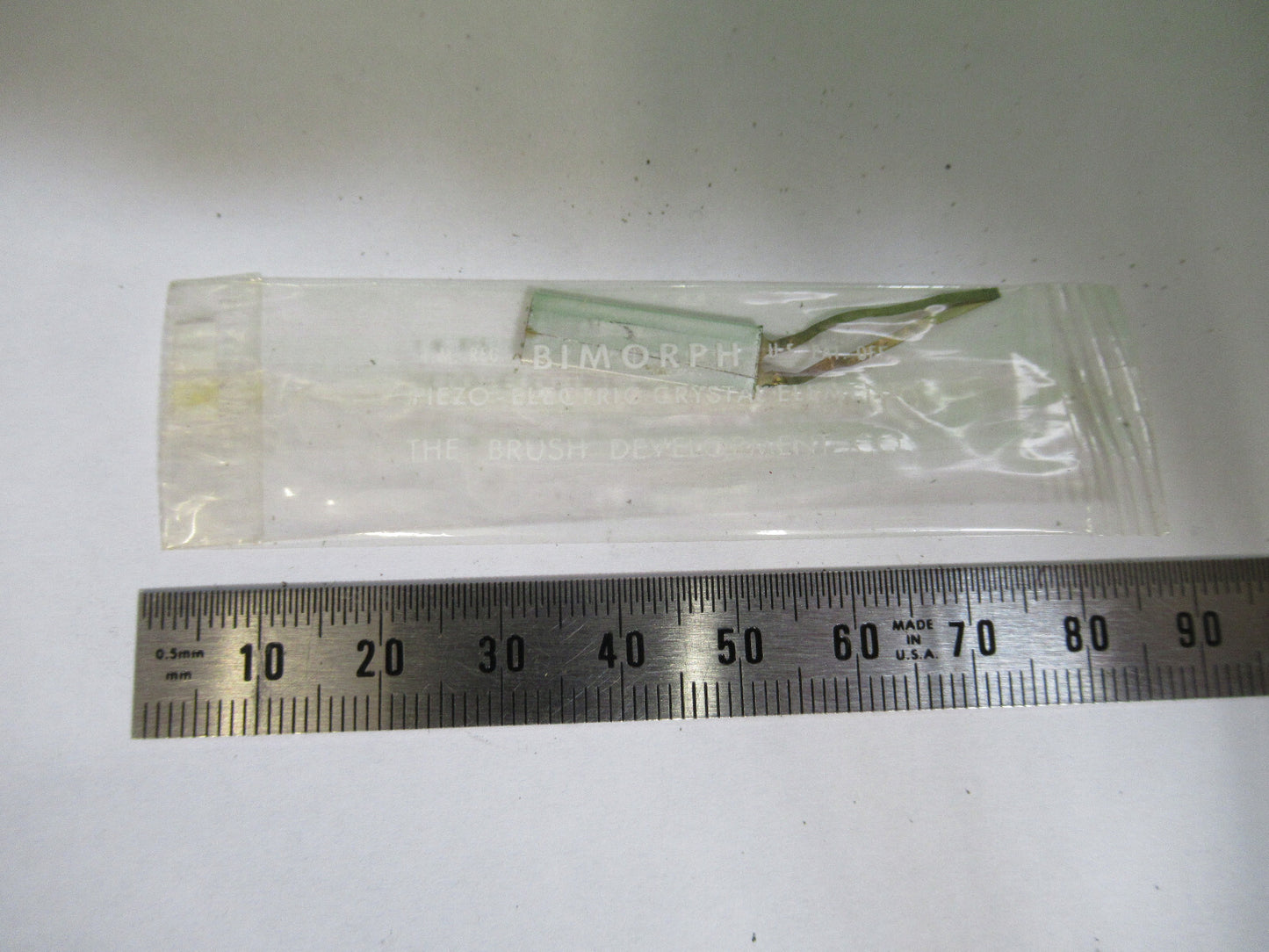 BRUSH BIMORPH PIEZO PIEZOELECTRIC PZT CERAMIC AS PICTURED &72-c-09