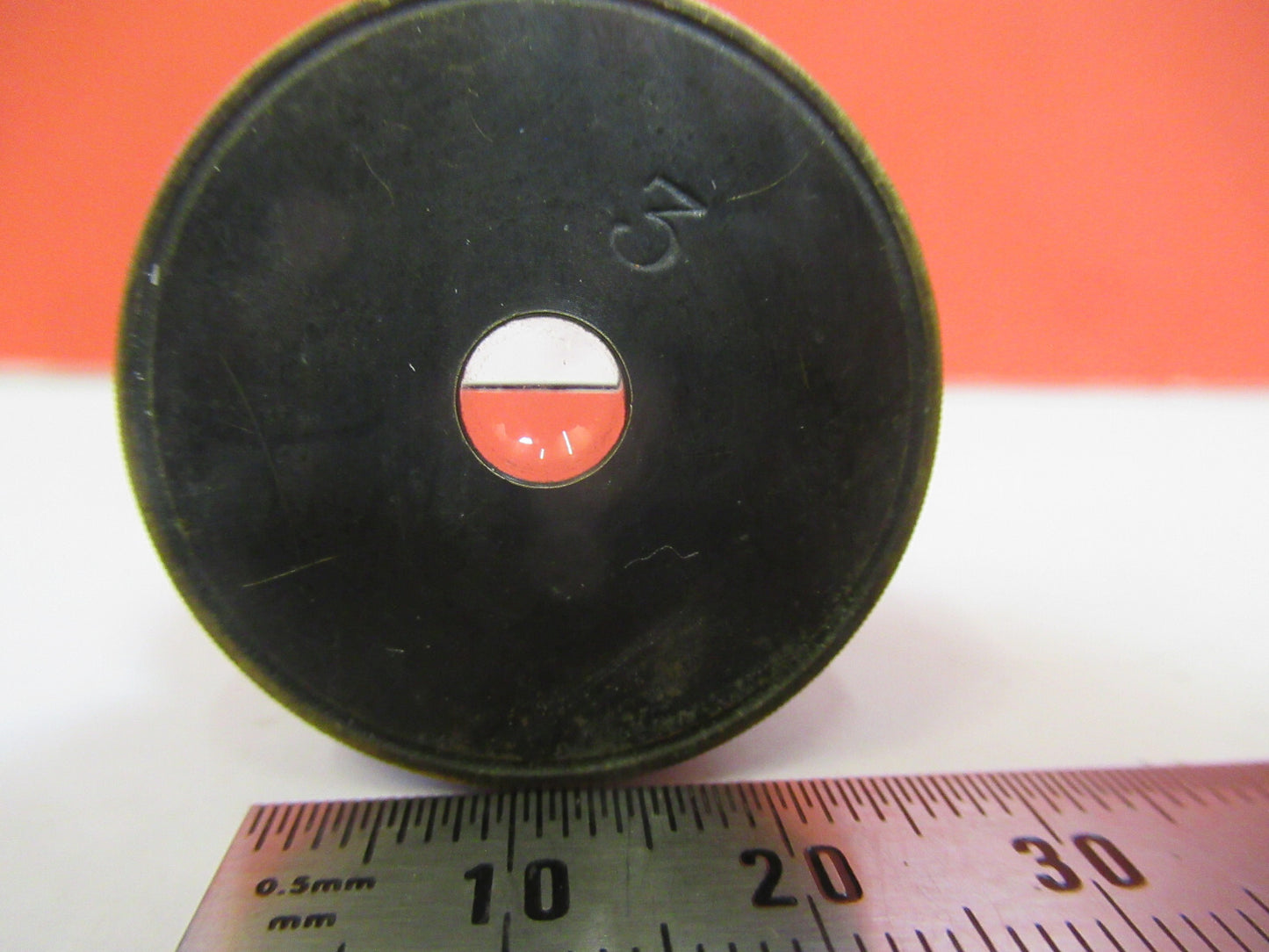 ANTIQUE EYEPIECE OCULAR "3" BECK LONDON MICROSCOPE PART AS PICTURED #F8-A-20