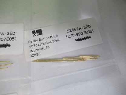 LOT 20+ POGO PINS TERMINALS ELECTRICAL POST PINS ASSEMBLY AS PICTURED 18-FT-24