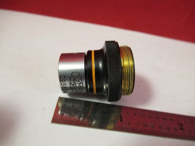 OLYMPUS JAPAN OBJECTIVE M10 10X MICROSCOPE PART OPTICS AS PICTURED &75-B-18