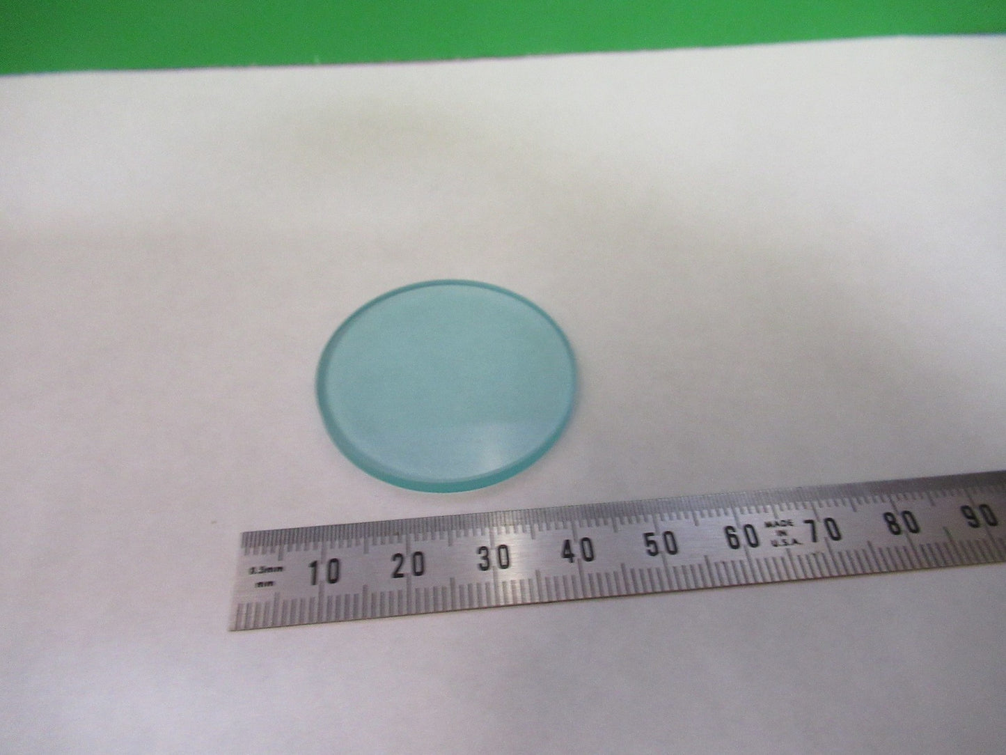 NIKON JAPAN BLUE GLASS FILTER OPTICS MICROSCOPE PART AS PICTURED T3-C-02