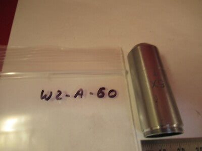 ST 820008 5X OPTICS OBJECTIVE LENS MICROSCOPE PART as pictured &W2-A-60