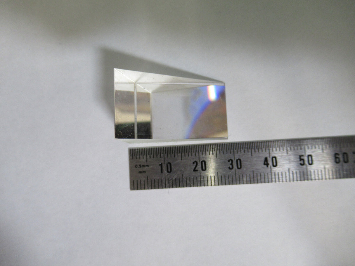 Bausch & Lomb Glass Prism Optics Microscope Optical Part