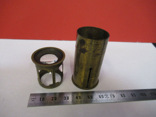 ANTIQUE BRASS SEED MINI SCOPE MICROSCOPE PART AS PICTURED #H9-B-15