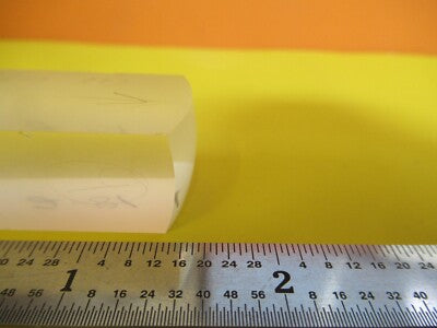 OPTICAL LENS BLOCK CONVEX RARE MIL SPEC RECTANGLE OPTICS AS PICTURED &FT-6-173
