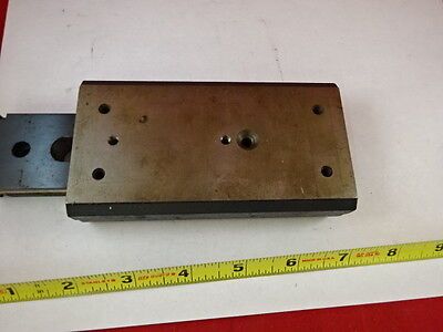 LINEAR POSITIONING SLIDE STAGE TABLE AUTOMATION GAGES AS PICTURED &IL-74-24