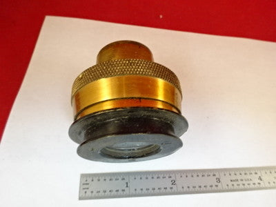 Vintage Antique Brass Optical Lens Collimator Optics B