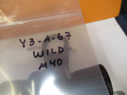 Wild Swiss M40 Condenser Holder Microscope Part