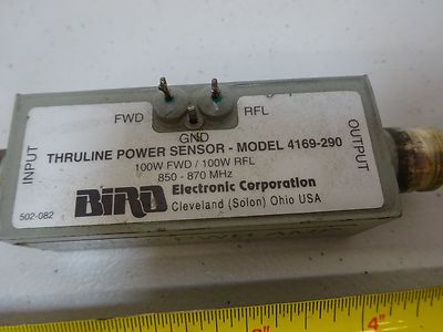 RF MICROWAVE MODULE THRULINE POWER SENSOR BIRD AS IS BIN#TB-5-2-J