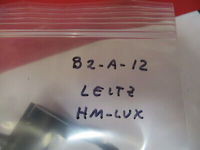 LEITZ WETZLAR GERMAN HM-LUX CONDENSER HOLDER MICROSCOPE PART AS PICTURED B2-A-12
