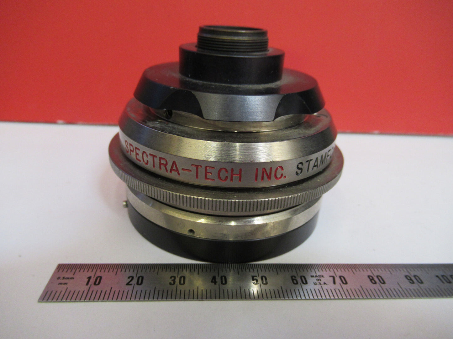 SPECTRA TECH REFLACHROMAT OBJECTIVE 15X MICROSCOPE PART AS PICTURED T1-A-26