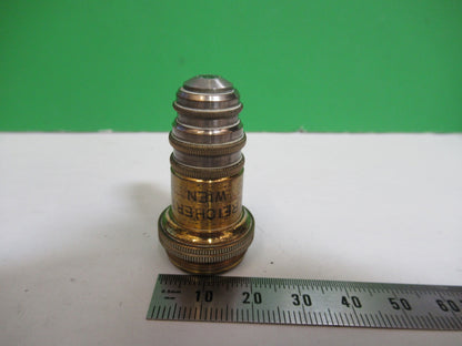 ANTIQUE BRASS REICHERT AUSTRIA OBJECTIVE MICROSCOPE PART AS PICTURED T6-A-38