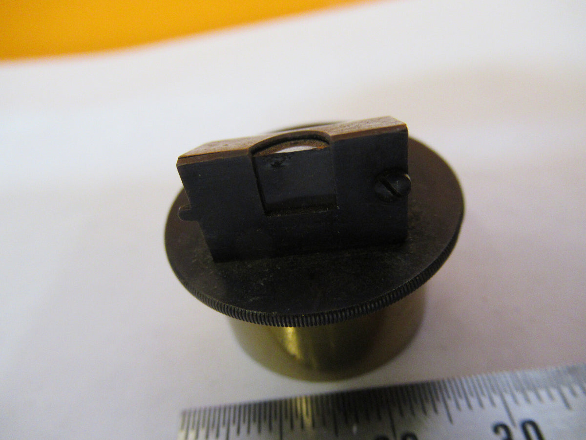 ANTIQUE BRASS ENGLAND RJ BECK chipped prism MICROSCOPE PART AS PICTURED Y2-A-71