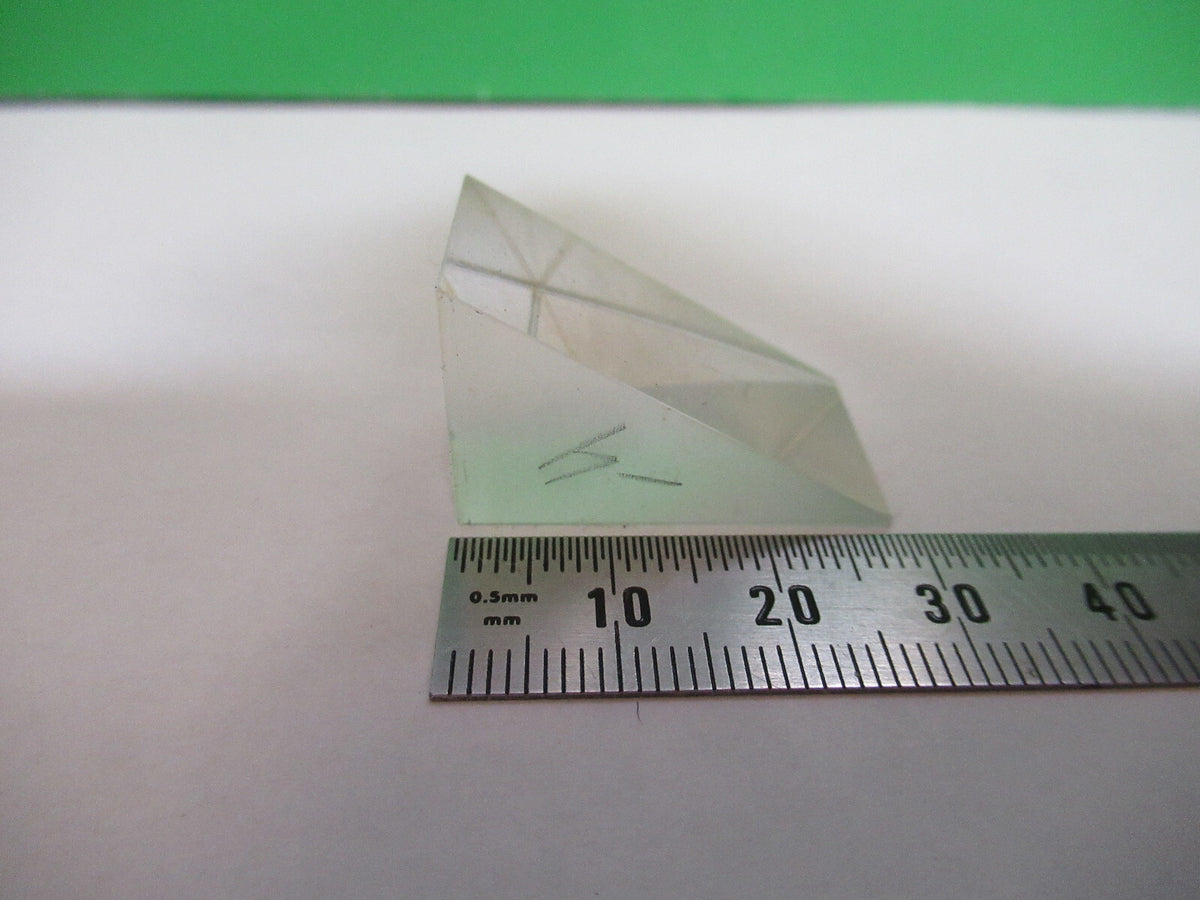Bausch & Lomb Glass Prism Optics Microscope Optical Part