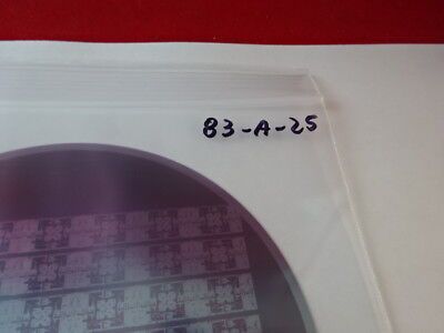 COLLECTABLE SEMICONDUCTOR WAFER SILICON WITH COMPONENTS NICE AS IS #83-A-25