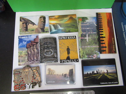 Lot Fridge Magnets Cambodia Prague Pacific Egypt Vancouver