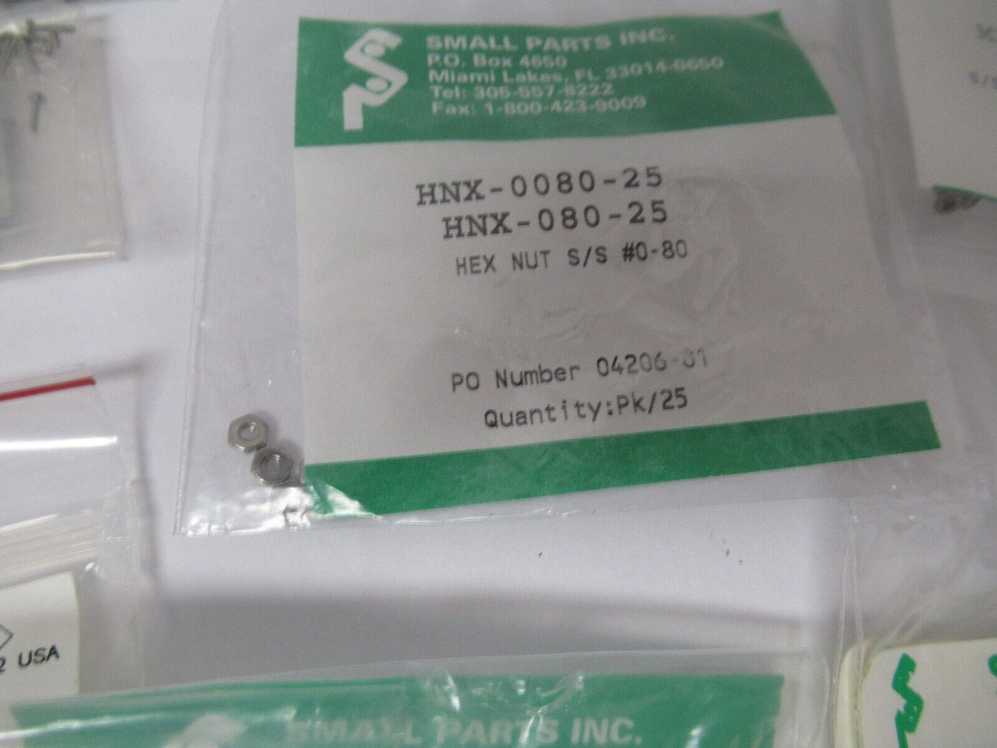 LOT MINI HARDWARE PARTS screws nuts etc KIMBALL PHYSICS AS PICTURED W1-A-42