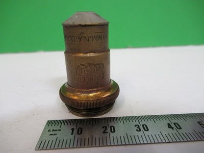 ANTIQUE BRASS SPENCER FOR PARTS OBJECTIVE MICROSCOPE PART AS PICTURED V1-A-25