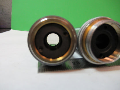 OBJECTIVE LOT BAUSCH LOMB 10X 43X OPTICS MICROSCOPE PART AS PICTURED X2-A-87