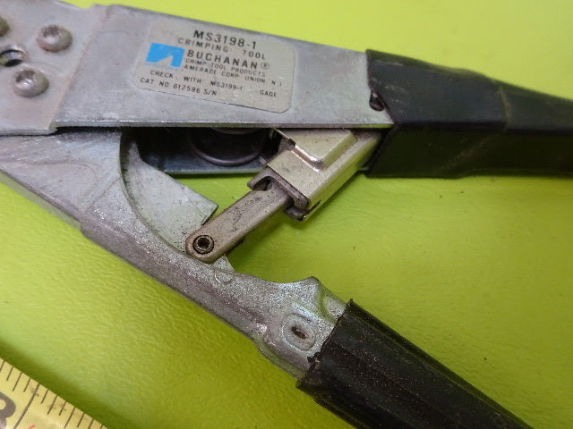 FOR PARTS BUCHANAN MAKER CRIMPING TOOL [rusty] AS IS #TA-3-7