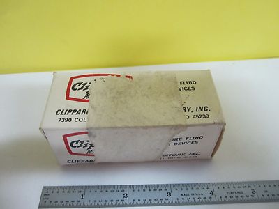 CLIPPARD 4-WAY VALVE R401 FLUID CONTROL AS IS  BIN#U5-04
