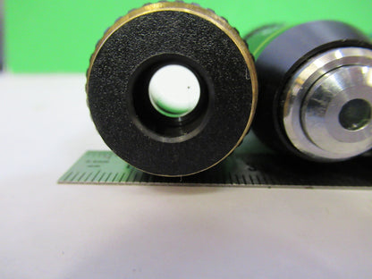 LEICA LOT 40X 10X 4X MICROSCOPE PART OBJECTIVE AS PICTURED X9-B-67