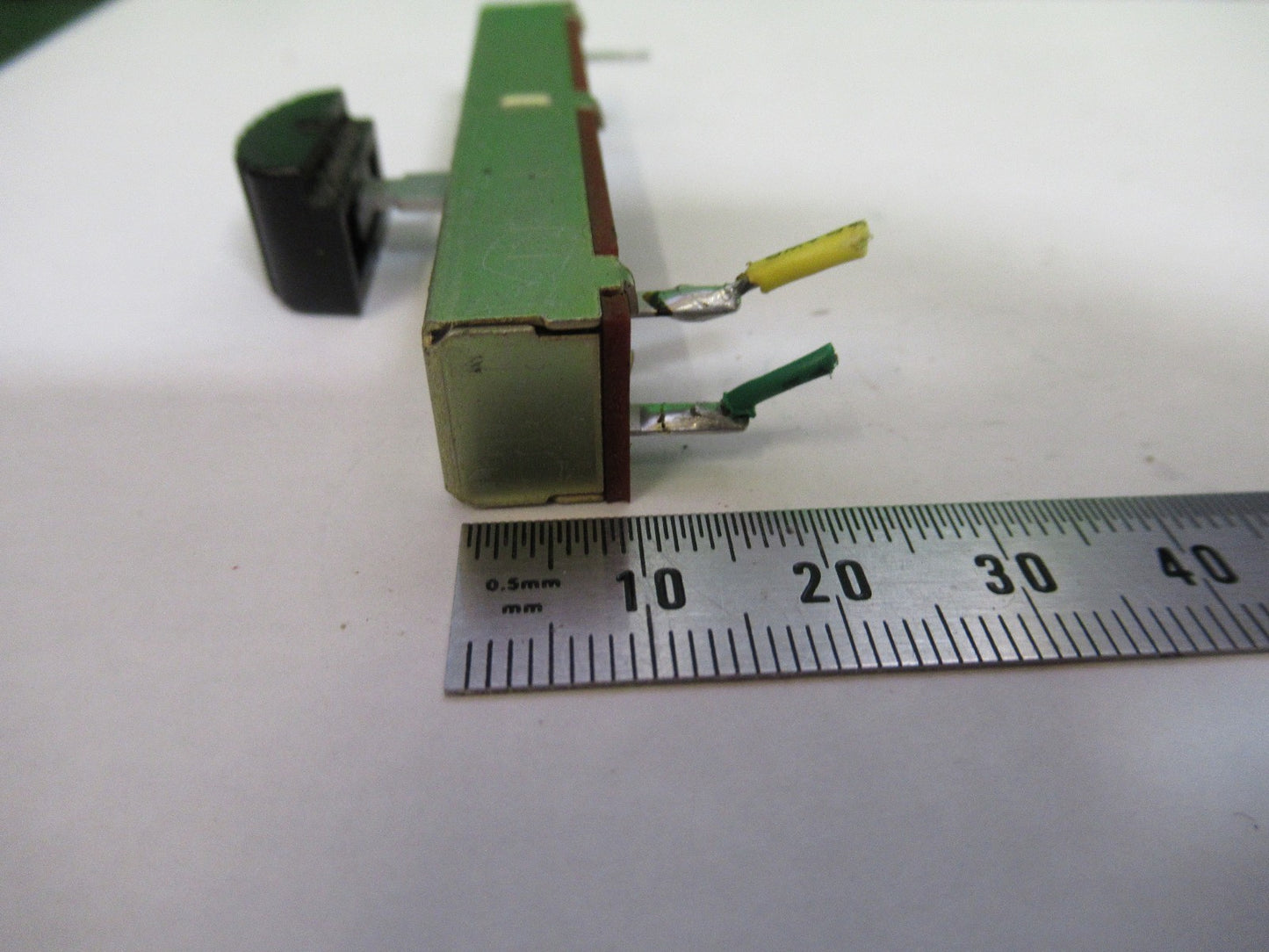 OLYMPUS JAPAN SLIDE DIMMER SWITCH MICROSCOPE PART AS PICTURED Y3-B-42