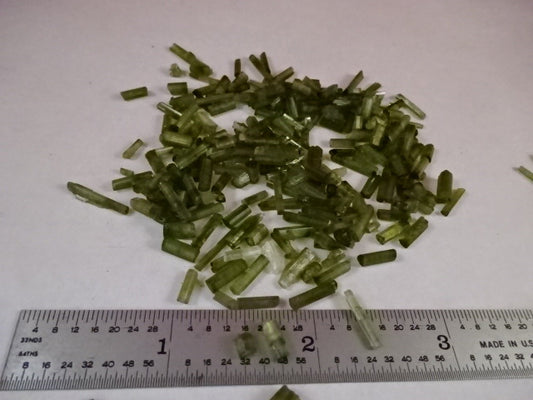 Rough Tourmaline Green Mineral Crystal Jewelry India 50 Gram Lot