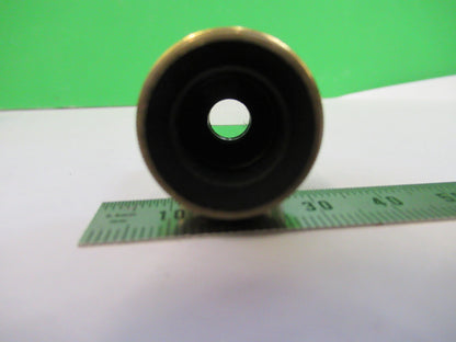 ED MESSTER ANTIQUE BRASS OBJECTIVE MICROSCOPE PART OPTICS AS PICTURED X6-A-86
