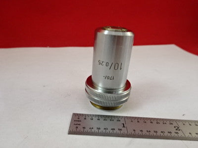 Microscope Part Objective Ernst Leitz Wetzlar Germany 10X Optics B