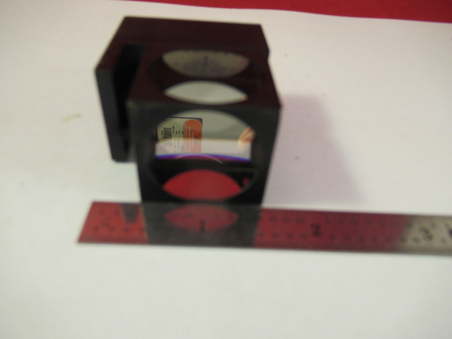 Olympus Japan Glass Prism Head Optics Microscope Part