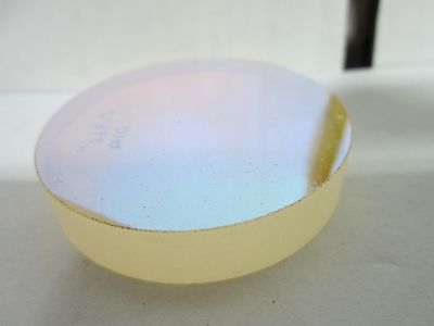 Optical Flat [coating damaged, scratches] Optics AS IS