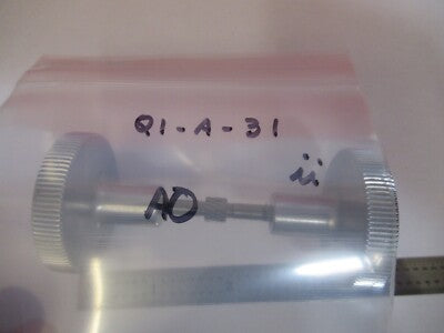 AO SPENCER SET KNOBS STEREO AMERICAN OPTICS MICROSCOPE PART AS PICTURED #Q1-A-31