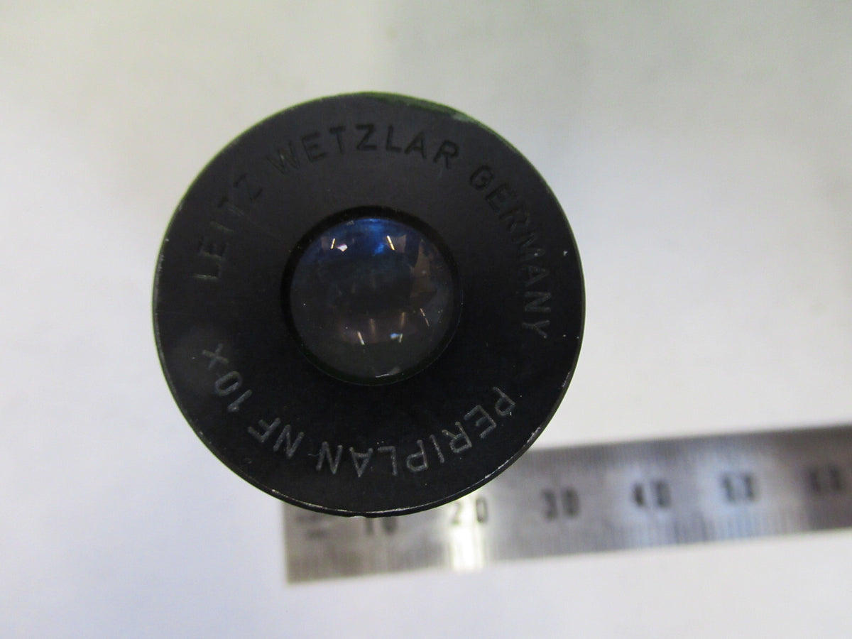 LEITZ WETZLAR NF 10X with pointer EYEPIECE OCULAR MICROSCOPE PART AS PIC X2-A-42