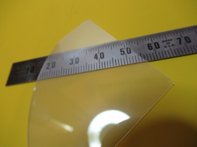 SAPPHIRE WAFER SINGLE CRYSTAL QUADRANT PIECE ALUMINUM OXIDE AS PICTURED 18-A-61