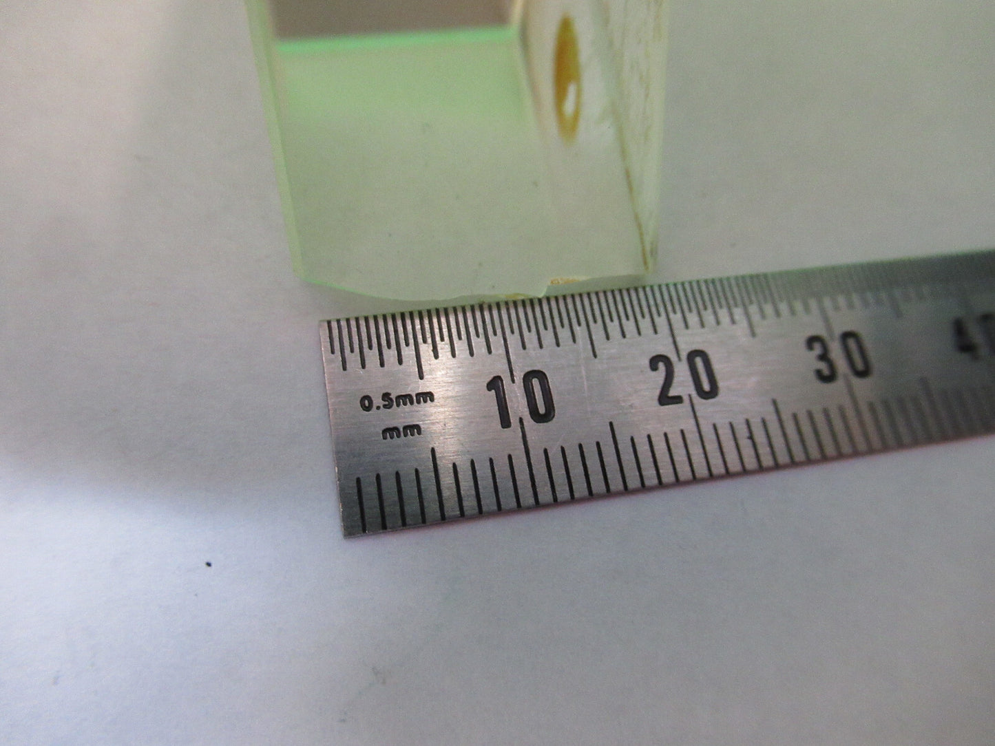 ANTIQUE BAUSCH LOMB OPTICS GLASS PRISM MICROSCOPE PART AS PICTURED #G5-A-107