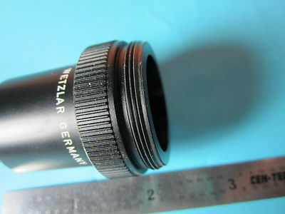 OPTICAL MICROSCOPE PART OBJECTIVE EXPANDER 2:1 LEITZ GERMANY OPTICS BIN#D2-05