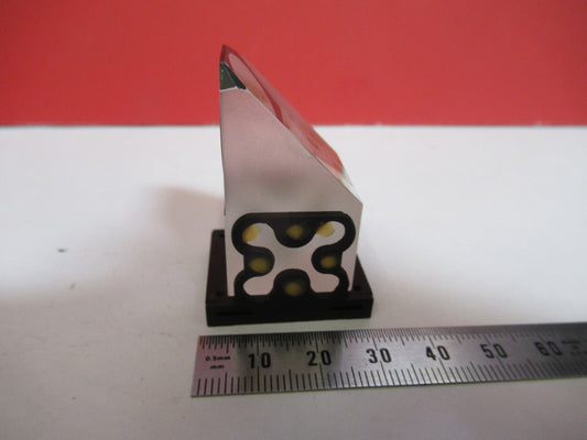 Ernst Leitz Germany Glass Prism Head Microscope Part Optics