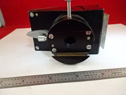 MICROSCOPE PART REICHERT AUSTRIA ZETOPAN HEAD SUPPORT OPTICS AS IS #31-C-98