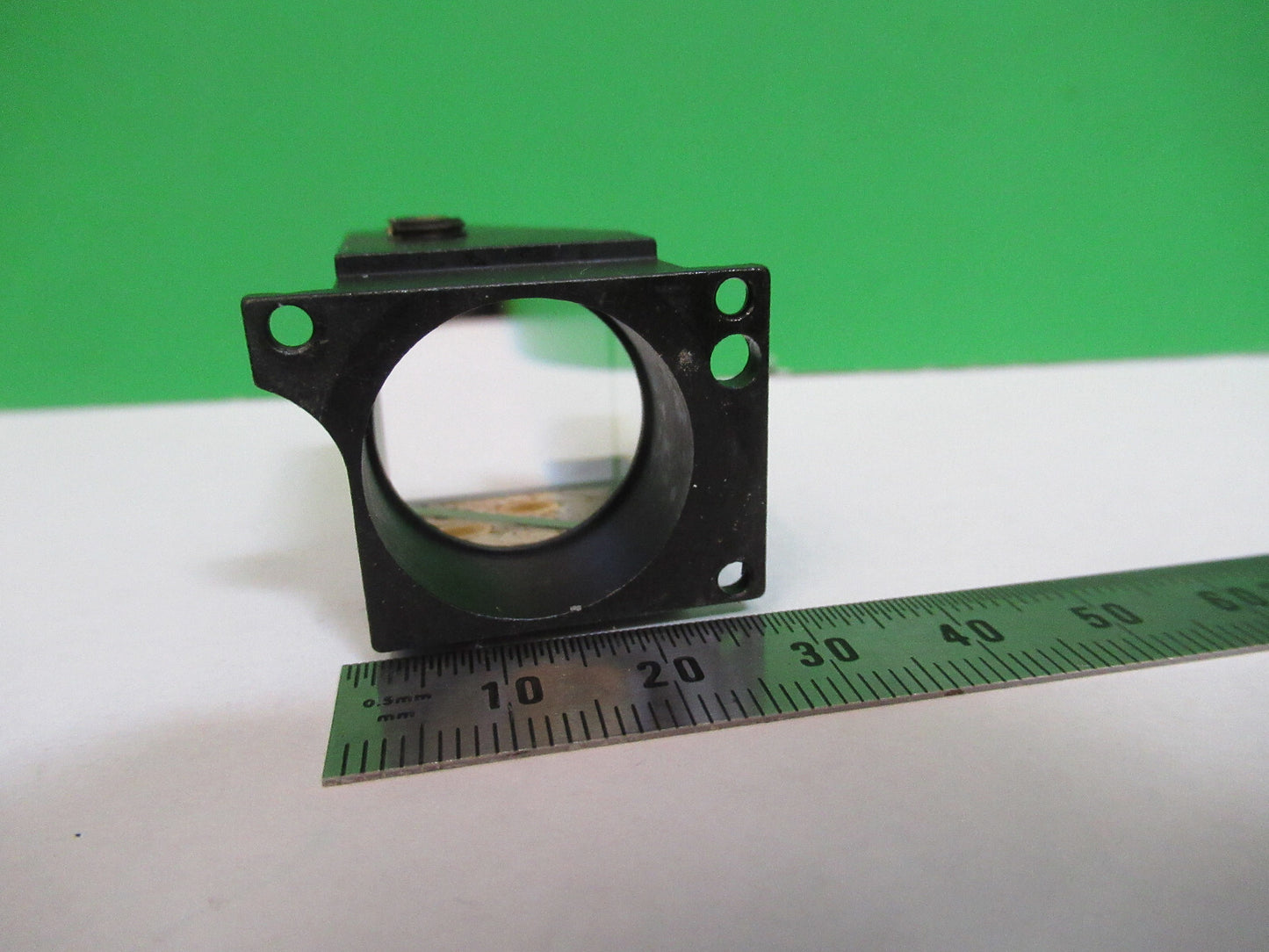 Antique Bausch & Lomb Optics Glass Prism Microscope Part