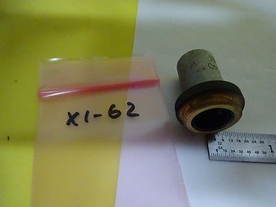 FOR PARTS MICROSCOPE PART OBJECTIVE OLYMPUS M40 OPTICS AS IS BIN#X1-62
