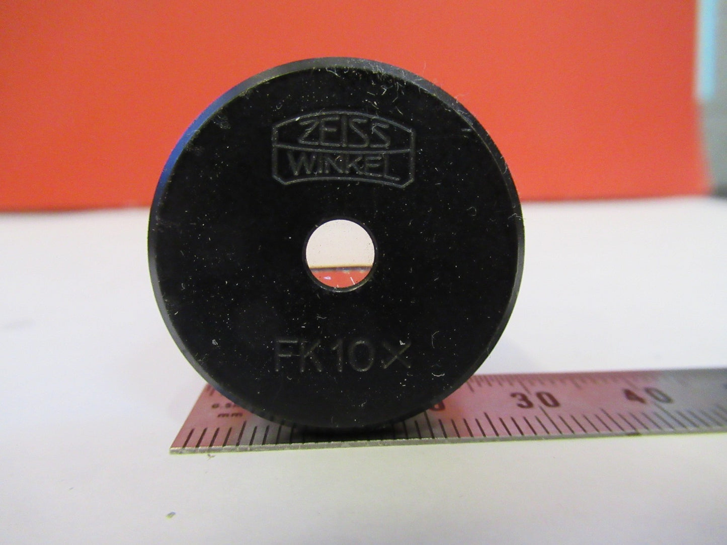 RARE CARL ZEISS FK10X EYEPIECE OPTICS MICROSCOPE PART AS PICTURED V8-B-73