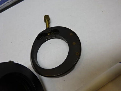 MICROSCOPE PART WILD HEERBRUGG SWISS M11 CONDENSER + IRIS OPTICS AS IS #82-30