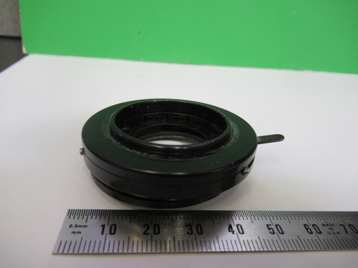 AO AMERICAN OPTICS DIAPHRAM IRIS  MICROSCOPE PART AS PICTURED X5-A-51
